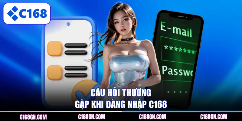 Câu hỏi thường gặp khi đăng nhập C168