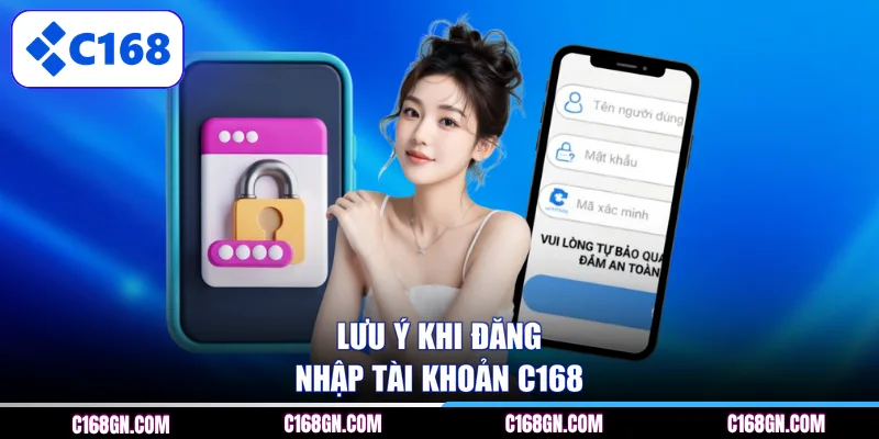 Lưu ý khi đăng nhập tài khoản C168